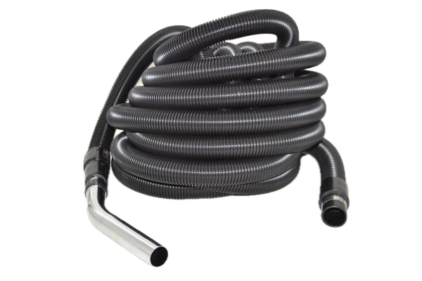1 Fit All, Central Vac Vacuum Hose 06-1108-94 / COMPLETE-35FT, Central Vac, Crush Proof, Black