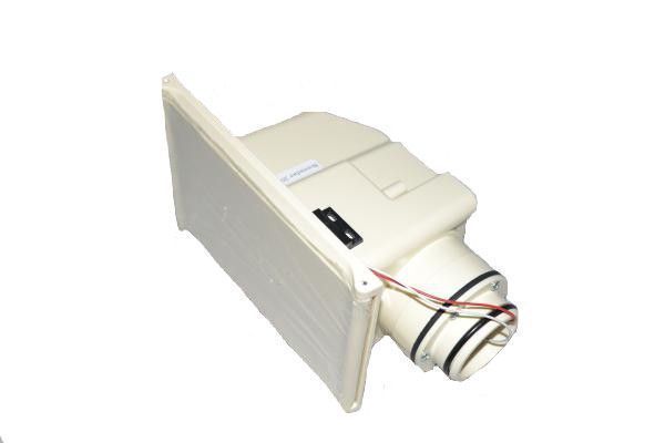 1 Hide-A-Hose Vacuum Hose HS4000A / Valve Trim Kit, Almond Hide A