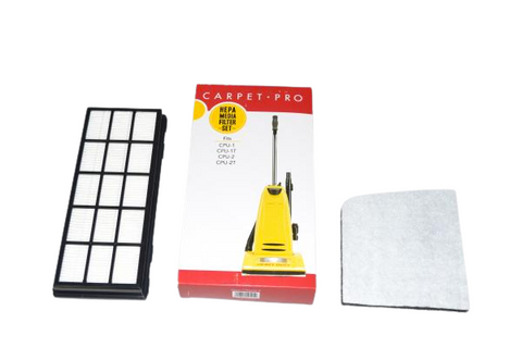 1 Carpet Pro Vacuum Filter CPU12-F HEPA Filtration / Seconday CPU-2, 2T