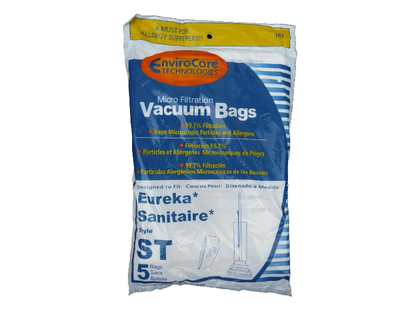 Eureka Style ST Vacuum Bags Micro Allergen Type Vac 63213B-10, SC600, 161 Enviro