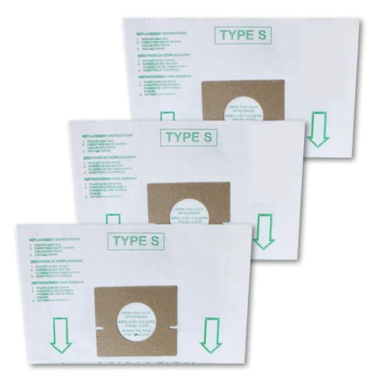 3 Hoover Vacuum Part 109SW / Paper Bags, S, 3PK, Regular by EnviroCare