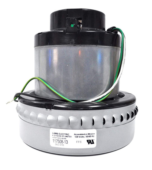 1 Ametek Vacuum Part 117508-13 / Motor, Lamb 117508-13, 2 Stage, 7.2 Diam, Bypass