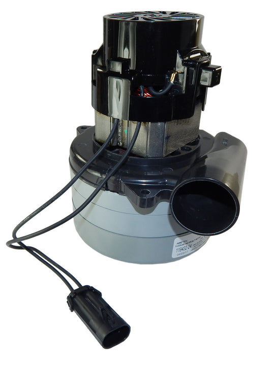 1 Ametek Vacuum Part 119432-24 / Motor, Lamb 5., 36 Volt, 3 Stagehas Stub Tube On Bottom