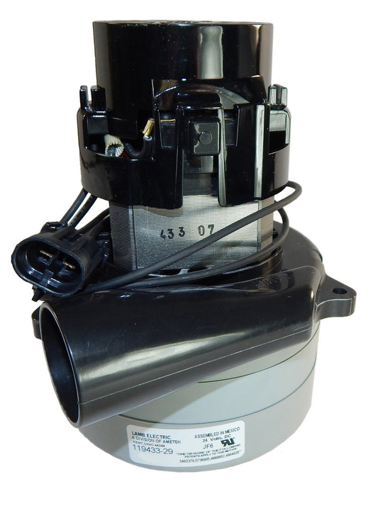 1 Ametek Vacuum Part 119433-29 / Motor Lamb / 119433-29, 3 Fan, 5., W / Horn