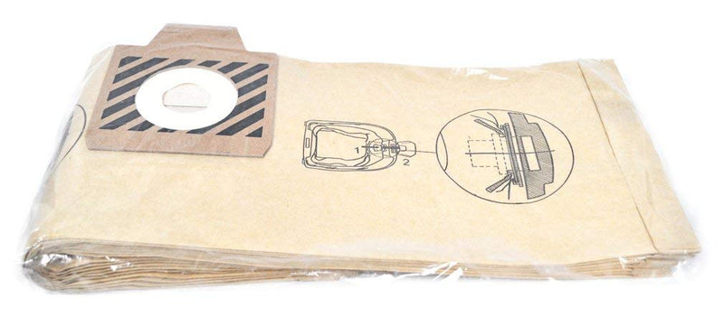 10 Kent Vacuum Part 14-2406-07 Canister / Paper Bags Euro Clean, UZ932, UZ934, 10PK