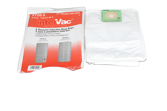 3 Intervac Vacuum Part 9016 / Paper Bags Condovac, 3PK
