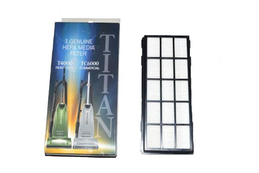 1 Titan T4000, TC6000 UPRIGHT, HEPA Vacuum Filter T4-HEPA Upright HEPA Filtration
