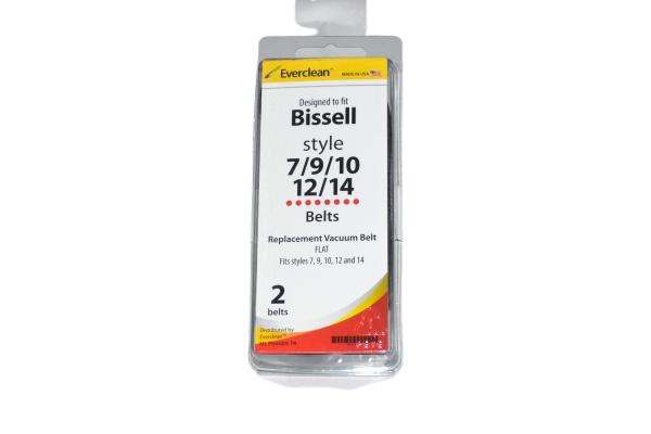 2 Everclean Vacuum Belts 18-3111-00 / Bissell Style 7, 9, 10, 12, 14, Upr, 2PK, Bissell