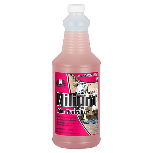 1 Nilodor Vacuum Part 32WST / Deodorizer, 32oz, Red Clover Tea, Watersoluble Concentrate
