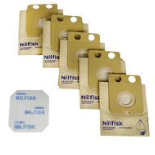5 Advance Vacuum Cleaner Bags 22198000 Plus Pre Fil / Paper 5PK / Nilfisk Backvacuum Xp