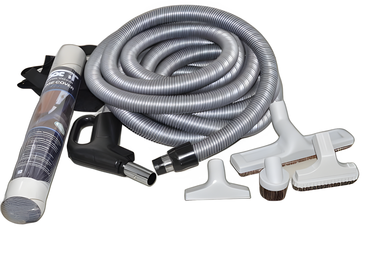 1 Fit All, Central Vac Vacuum Part 06-4905-69 / Central Vac Kit, 35FT Low Voltage, 5pc Tool Kit, Central Vac