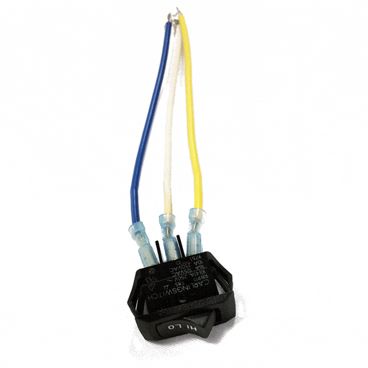 1 Filter Queen Vacuum Part 1302000200 Canister / Switch W / Wires Rocker 2SPD / F.Q. 99, 99a