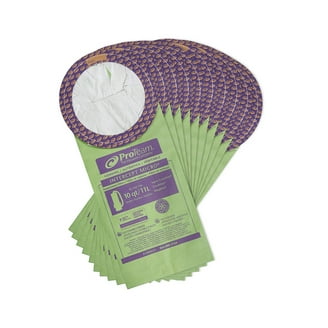 10 Proteam Vacuum Part 181 Backpack / Paper Bags, 10PK, 6 Quartfits Sandia Raven