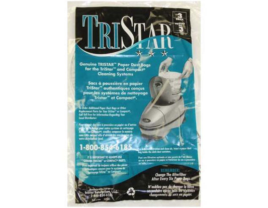 3 Tristar / Compact Vacuum Part 70304 Canister / Paper Bags Compact, Canister, 3PK