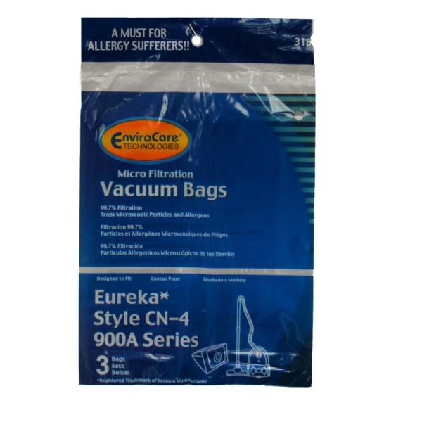 3 Eureka, Sanitaire Vacuum Part 318 Canister Micro Allergen Filtration / Paper Bags, CN-4, 3PK, Micro