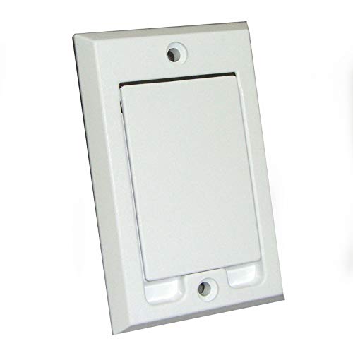 1 Canplas - Hayden Vacuum Part 791700W / White Auto Inlet Plate Hayden, N / S Square Doorlow Voltage