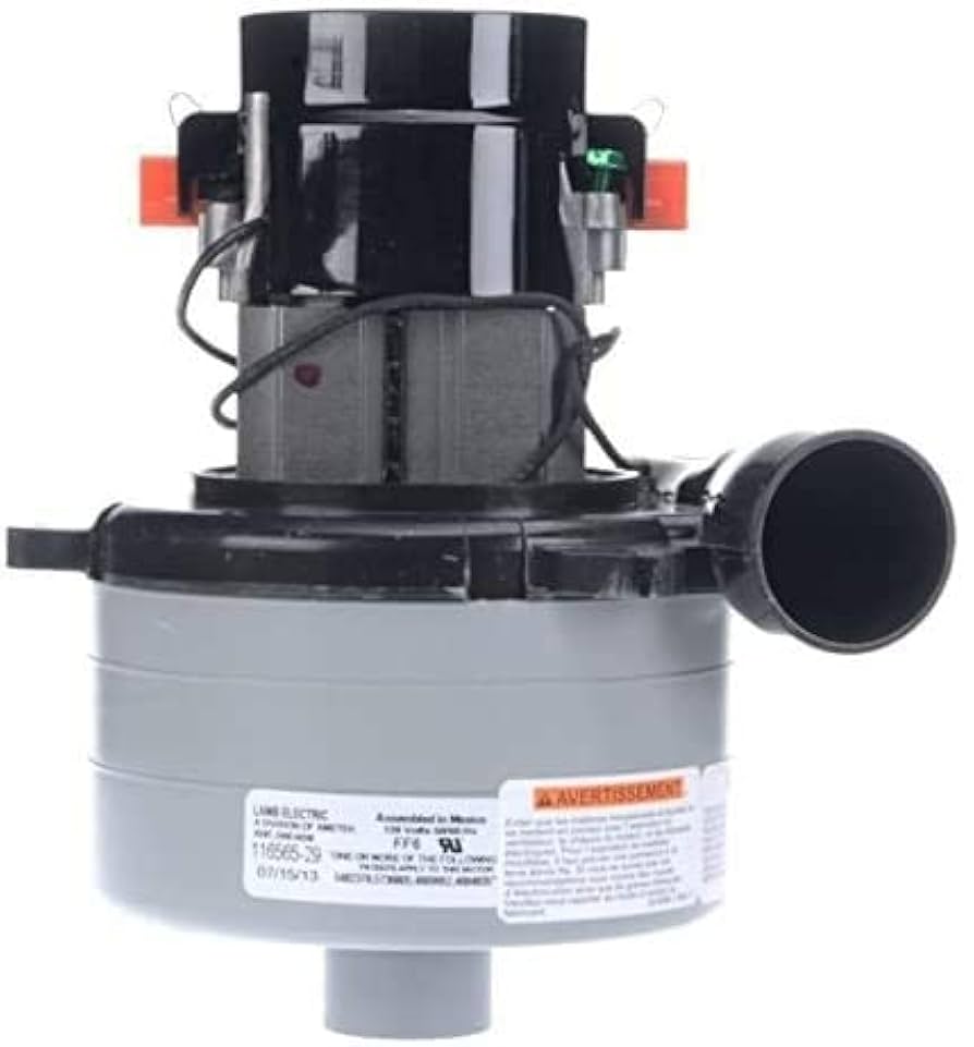 1 Ametek Vacuum Part 116565-29 / Motor Assemble, Lamb 5.7', 3 Stage 120 Voltfits Pacific SCE-11, Pacific 1190