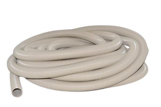1 Fit All, Central Vac Vacuum Hose 5971250901A / Crush Proof, 1 1 / 4 X 50', Beige