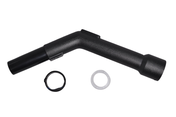 1 Miele Vacuum Hose 32-1391-64 / Curved END-35MM W / Repair Kit / Blackw / Swivel