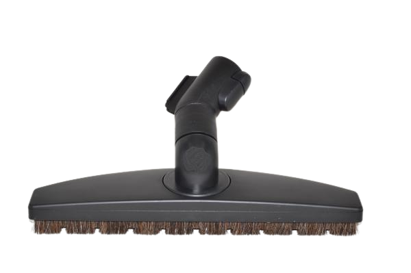 1 Miele 12" 12" Floor Brush 32-1509-97 / W / Button Lock, Swivel Actionhorsehair Bristle, Parking Lug