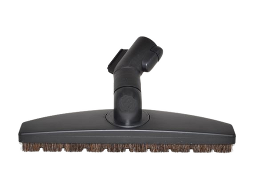 1 Miele 12" 12" Floor Brush 32-1509-97 / W / Button Lock, Swivel Actionhorsehair Bristle, Parking Lug