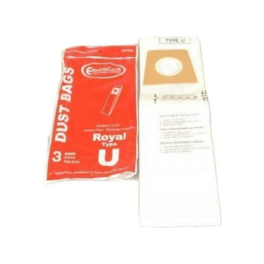 3 Dirt Devil Vacuum Part 157SW Upright / Paper Bags, U, 3PK, Repl