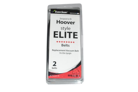 2 Everclean Vacuum Belts 38-3125-00 Upright / Hoover Elite, 2PK, Hoover