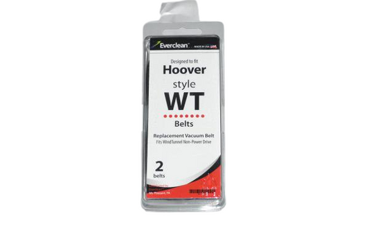 2 Hoover Vacuum Belts 38-3132-01 Upright / Windtunnel, 2PK, Everclean