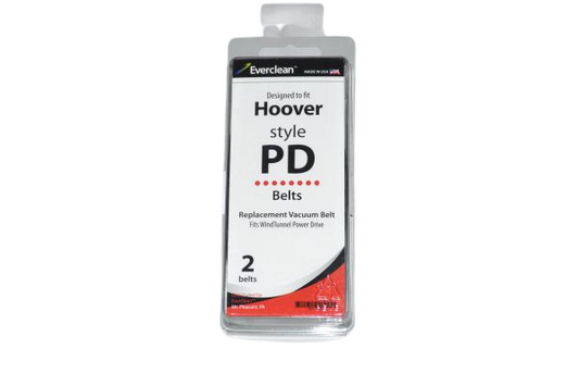 2 Hoover Vacuum Belts 38-3133-00 / Windtunnel Power Drive, 2PK, Everclean