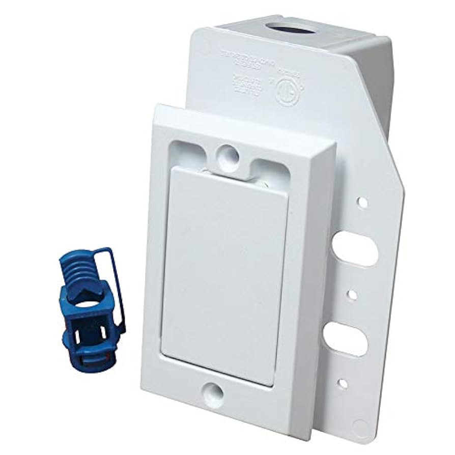 1 Canplas - Hayden Vacuum Part 791790W / Supervalve White, Inlet Valve W / 110V Pn Receptacle