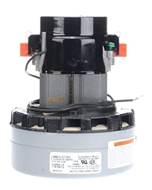 1 Ametek Vacuum Part 116763-13 / Motor, Lamb Two Stage, 120 Volt, Bypass, Acustek