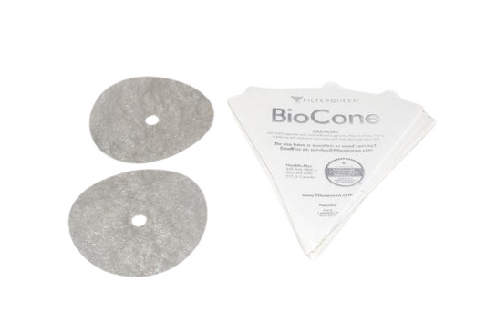 12 Filter Queen Vacuum Filters 4404022012 / Queen Bio Cones, 12PK, Original