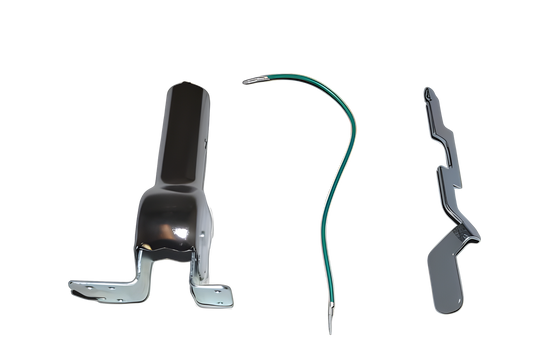 1 Eureka, Sanitaire Handle Assembly 540922 / Socket, Foot Pedal Kitfits 1400 Series, 2100 Series