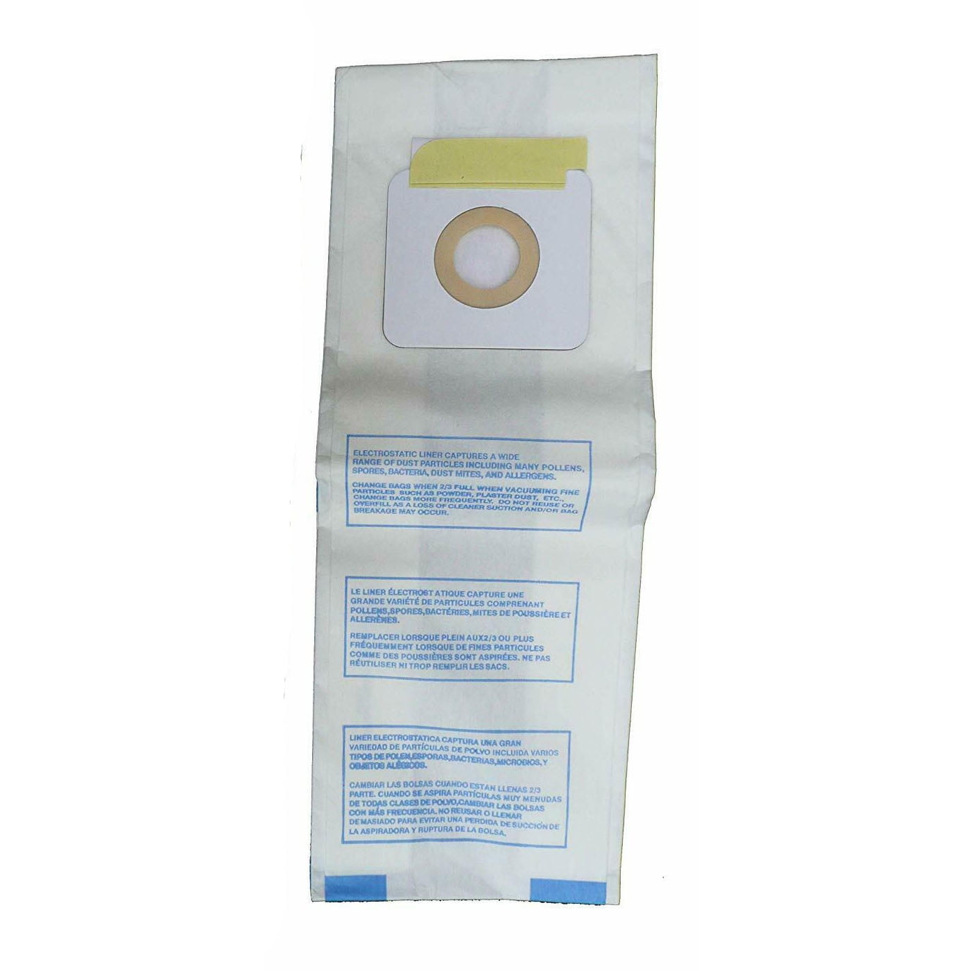 3 Panasonic Vacuum Part 816 Upright Micro Allergen Filtration / Paper Bags, U-3, U-6, 3PK, Micro, Enviro