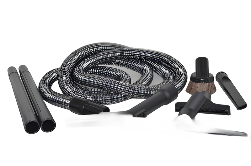 1 Fit All, Residential Vacuum Hose 32-4906-66 / Attachment Kit Delux Pan / Sharp 12' / Hh Dust Brwire, Sharp