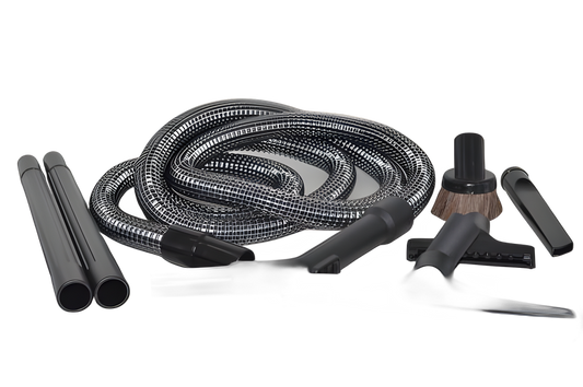 1 Fit All, Residential Vacuum Hose 32-4906-66 / Attachment Kit Delux Pan / Sharp 12' / Hh Dust Brwire, Sharp