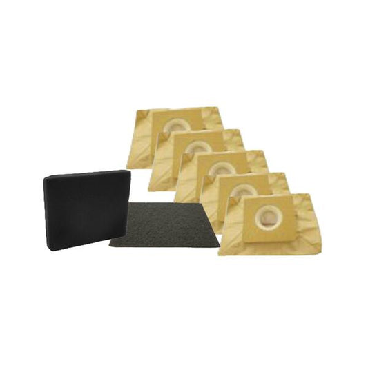 5 Bissell Vacuum Part 77F8 Canister / Paper Bags 22Q3, 5PK+2FILTERS, Zing No Longer Available