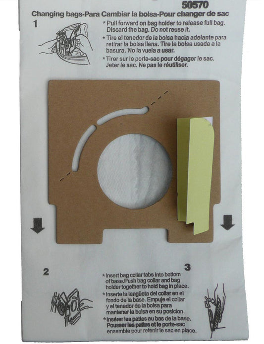 8 Kenmore Vacuum Cleaner Bags 202 Canister / Paper, 50570, 8PK, Microcanister, ''I'' by EnviroCare