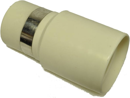 1 Fit All, Central Vac Vacuum Hose 06-1301-02 / Cuff, Metal Contact C.V. 1 1 / Cp / Beige