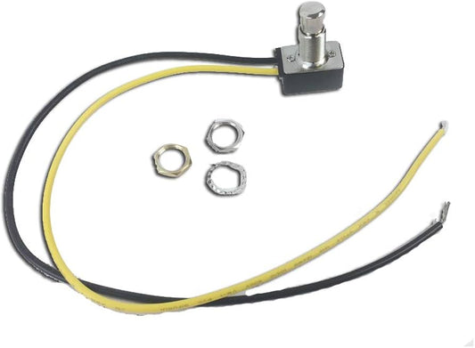 1 Fit All, Residential Vacuum Part 32-9205-04 / Switch-Lead Metal Top Pushbutton