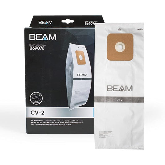 3 Beam Vacuum Cleaner Bags B69076-6 / Paper CV-2 Central Vac, 3PK, Central Vac