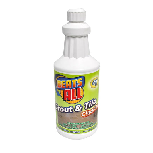 1 Beats All Shampoo / Chemical 721762422953 / Grout, Tile Cleaner, All, 32oz Squeeze Bottle