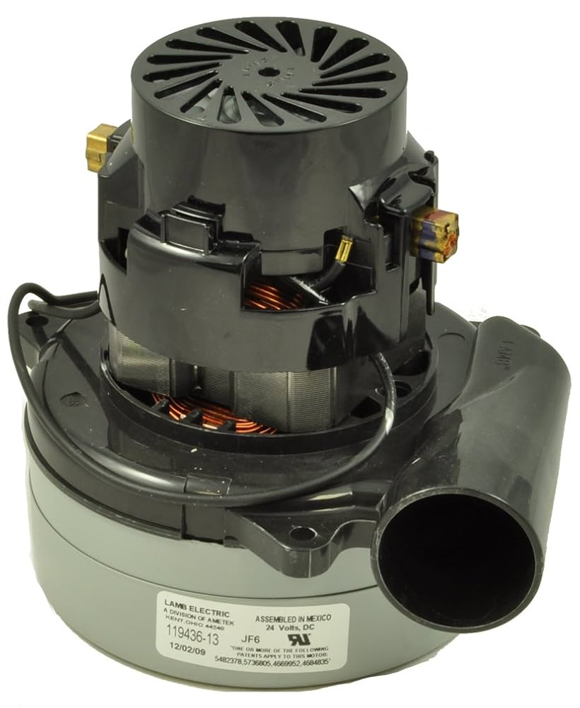 1 Ametek Vacuum Part 119436-13 / Motor Assembly, 24V, 2 Stage, W / Horn, 5.7