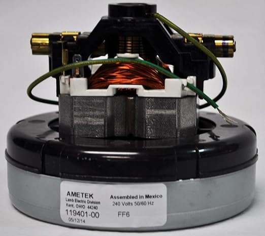 1 Ametek Vacuum Part 119401-00 / Motor, Lamb 240 Volt, 5.7 Diam, 1 Stage, Thruflo / Please Use Number No Longer Available