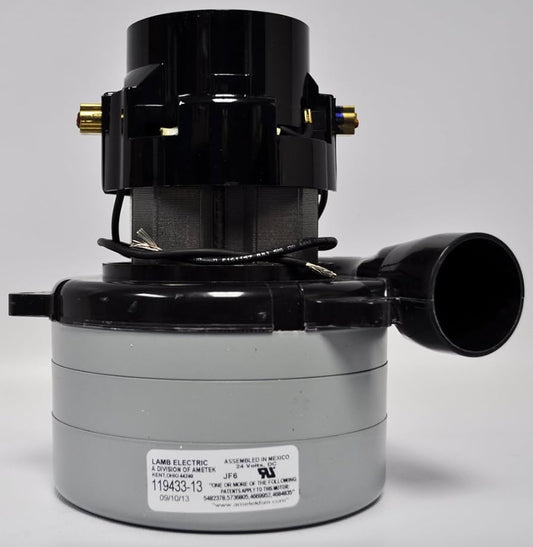 1 Ametek Vacuum Part 119433-13 / Motor, Lamb 24 Volt, 3 Stage, W / Horn