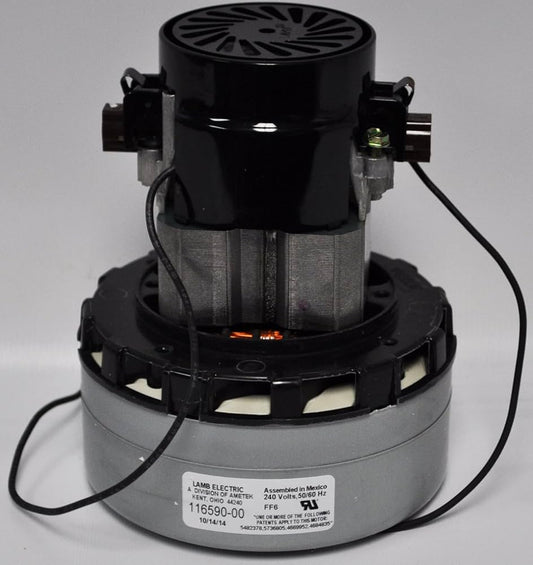 1 Ametek Vacuum Part 116590-00 / Motor, Lamb 2STAGE, 240VOLT, 5., Quiet Series