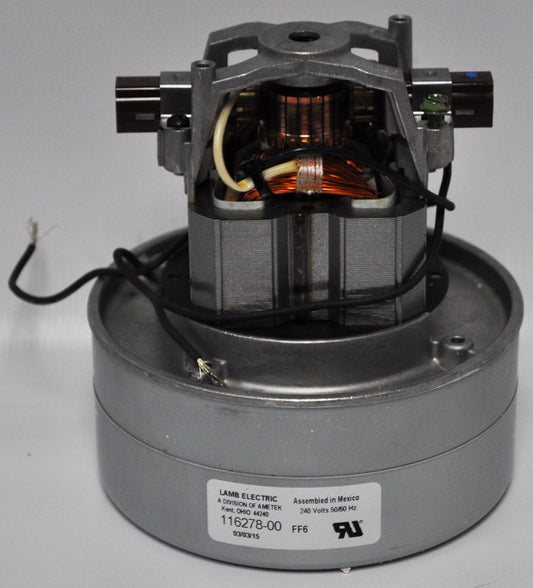 1 Ametek Vacuum Part 116278-00 / Motor Lamb, 2 Stage, 240 Volt, Thru Flow
