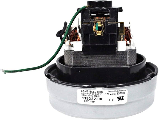 1 Ametek Vacuum Part 119322-00 / Motor Assembly Lamb 1-STAGE B / B W / Thermostat (5.1')