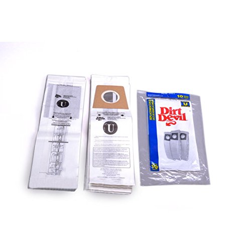 Electric Vac Type U Upright Vacuum Cleaner 10Pk Paper Bag # 3920048001