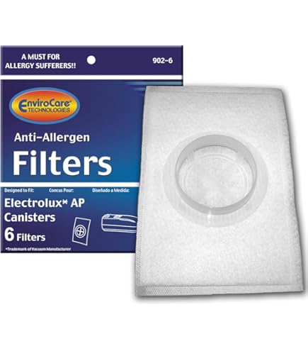 6 Electrolux / Aerus Vacuum Filters Remove from Favorites / Hi Tech, 2100, Le, 6PK by EnviroCare